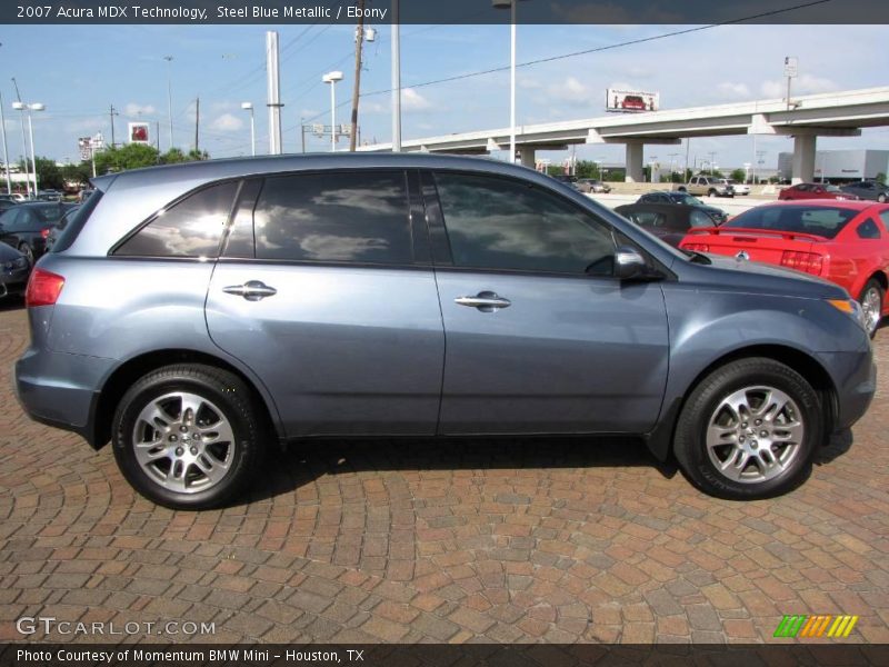 Steel Blue Metallic / Ebony 2007 Acura MDX Technology