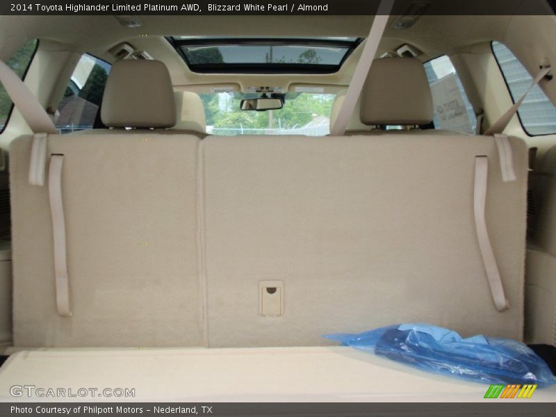 Blizzard White Pearl / Almond 2014 Toyota Highlander Limited Platinum AWD