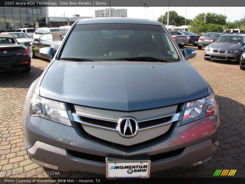 Steel Blue Metallic / Ebony 2007 Acura MDX Technology