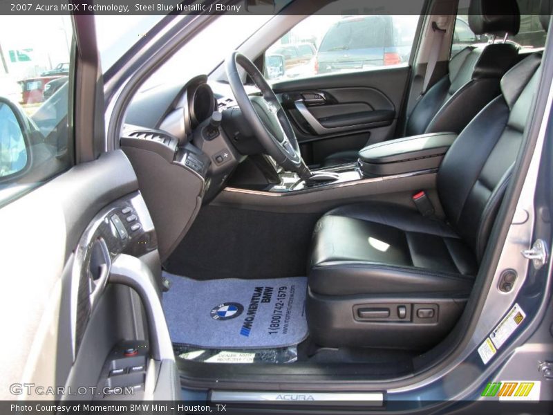 Steel Blue Metallic / Ebony 2007 Acura MDX Technology