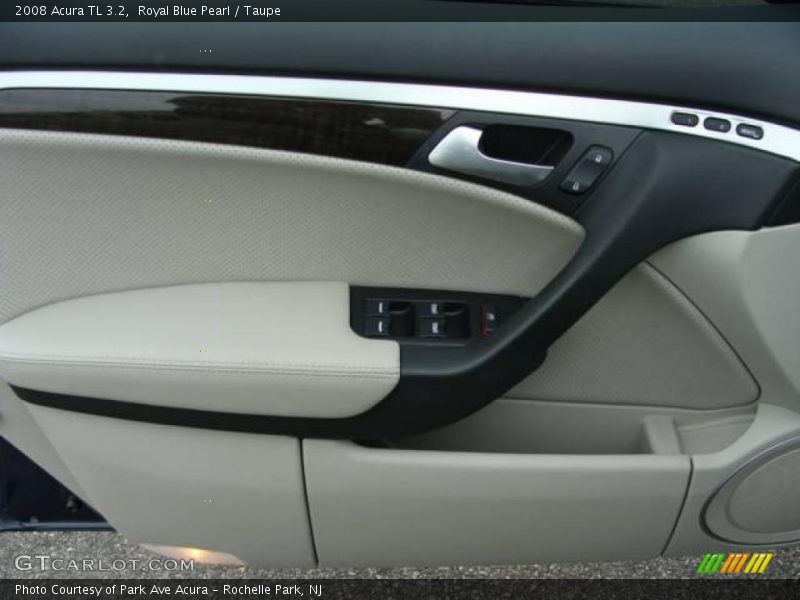 Royal Blue Pearl / Taupe 2008 Acura TL 3.2