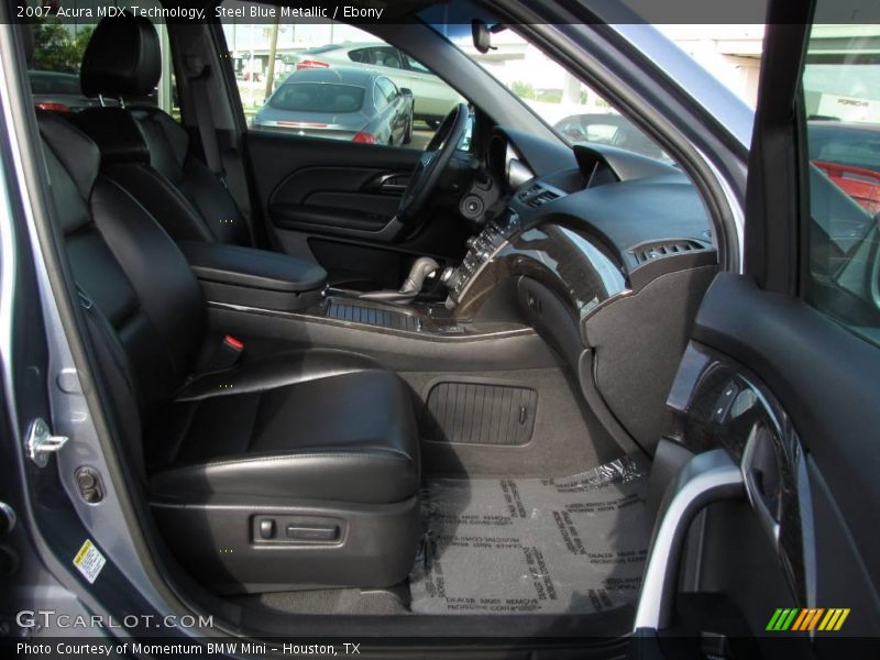 Steel Blue Metallic / Ebony 2007 Acura MDX Technology