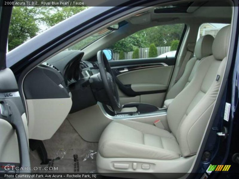 Royal Blue Pearl / Taupe 2008 Acura TL 3.2