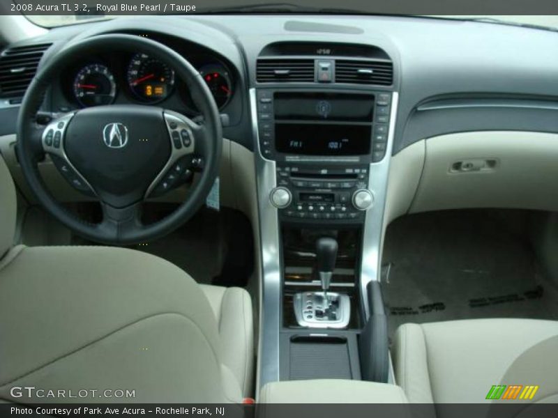 Royal Blue Pearl / Taupe 2008 Acura TL 3.2