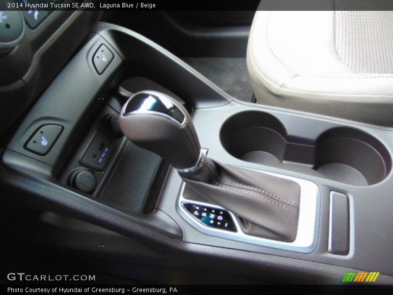 Laguna Blue / Beige 2014 Hyundai Tucson SE AWD