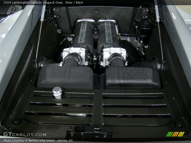Silver / Black 2004 Lamborghini Gallardo Coupe E-Gear