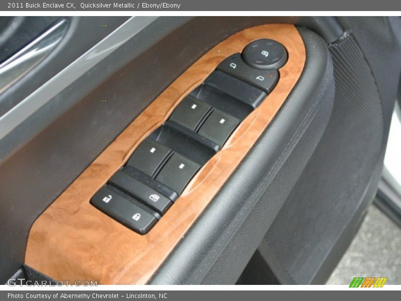 Quicksilver Metallic / Ebony/Ebony 2011 Buick Enclave CX