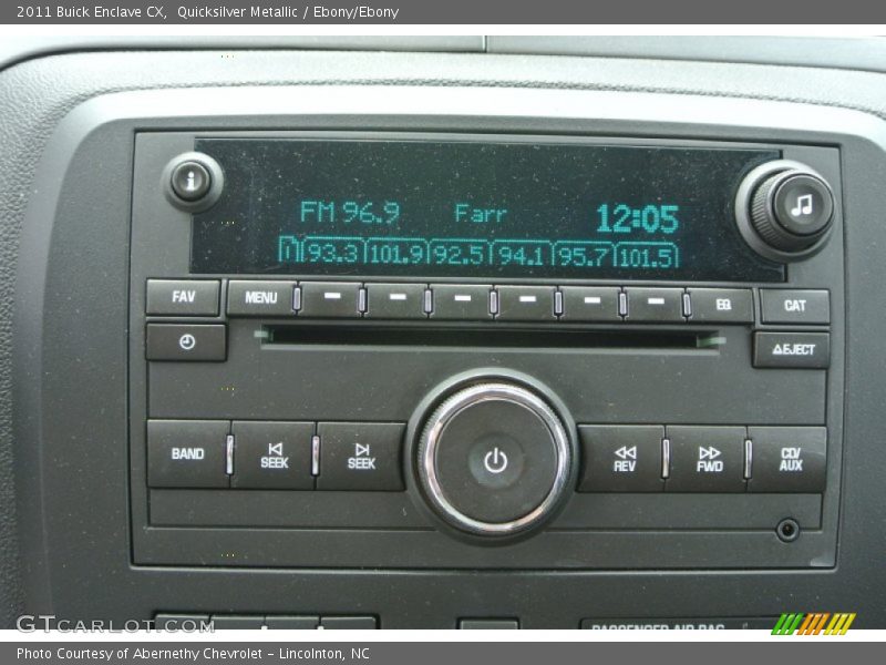 Quicksilver Metallic / Ebony/Ebony 2011 Buick Enclave CX