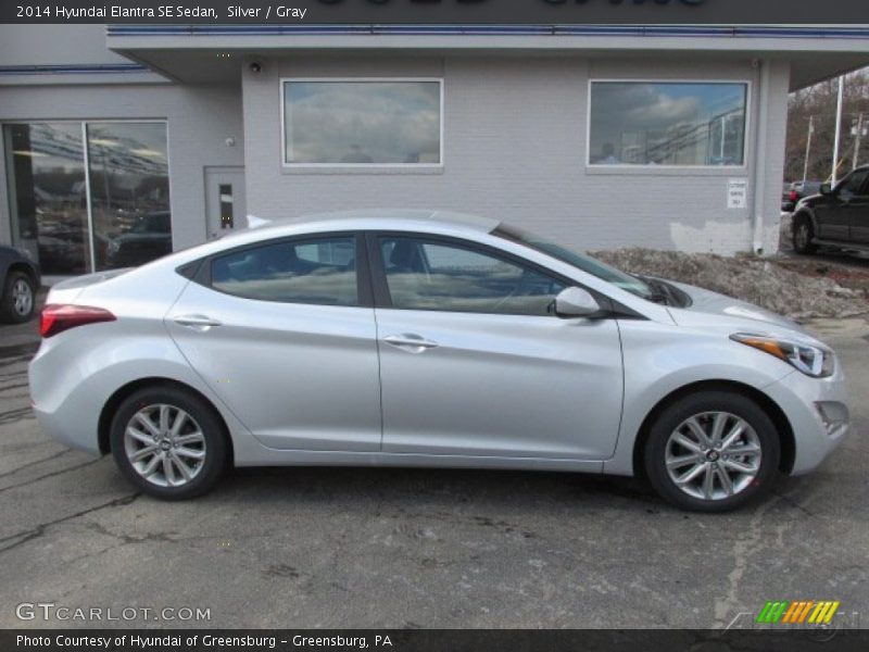 Silver / Gray 2014 Hyundai Elantra SE Sedan