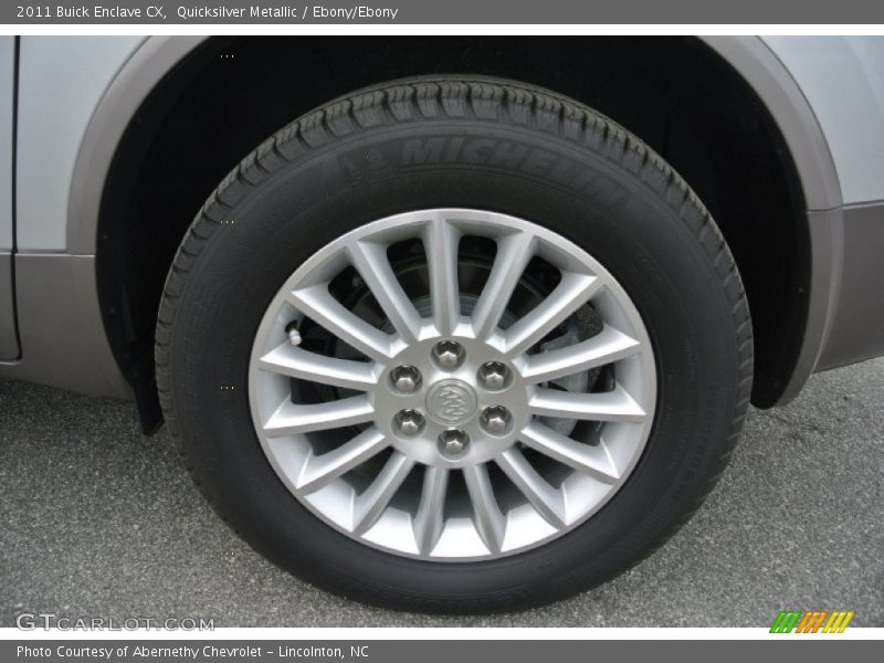 Quicksilver Metallic / Ebony/Ebony 2011 Buick Enclave CX