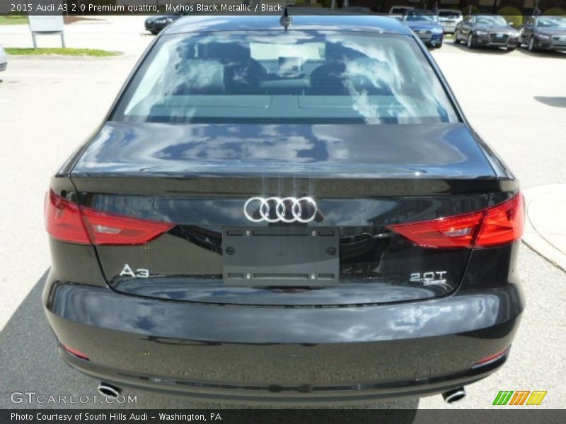 Mythos Black Metallic / Black 2015 Audi A3 2.0 Premium quattro