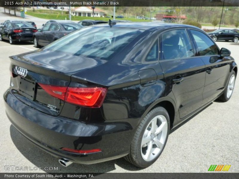 Mythos Black Metallic / Black 2015 Audi A3 2.0 Premium quattro