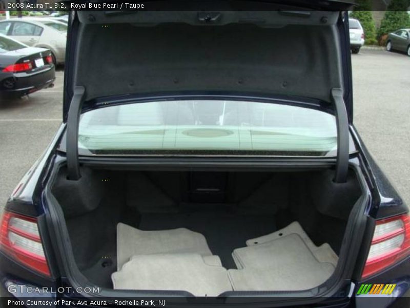 Royal Blue Pearl / Taupe 2008 Acura TL 3.2