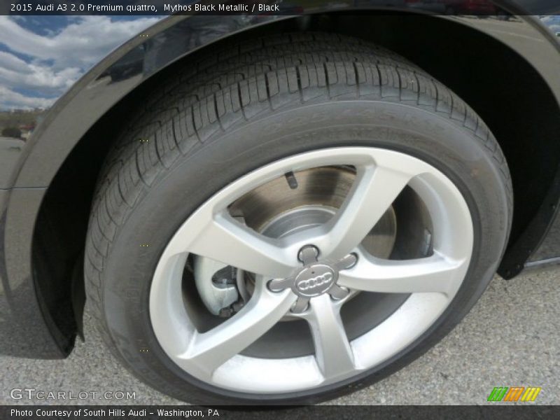 Mythos Black Metallic / Black 2015 Audi A3 2.0 Premium quattro
