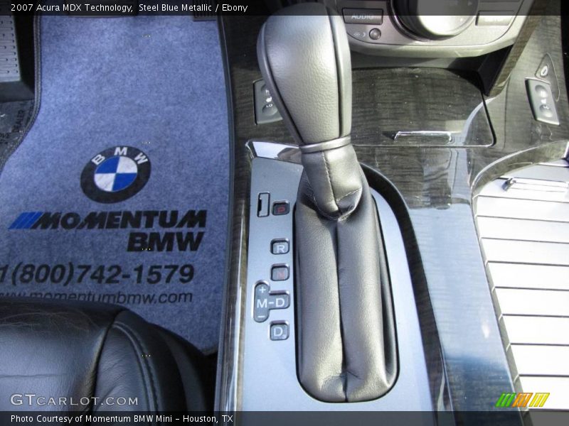 Steel Blue Metallic / Ebony 2007 Acura MDX Technology