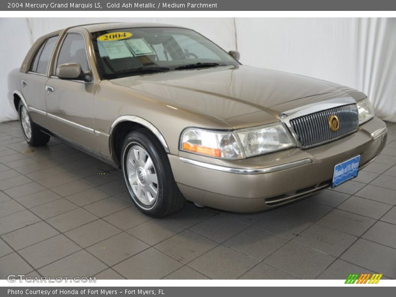 Gold Ash Metallic / Medium Parchment 2004 Mercury Grand Marquis LS