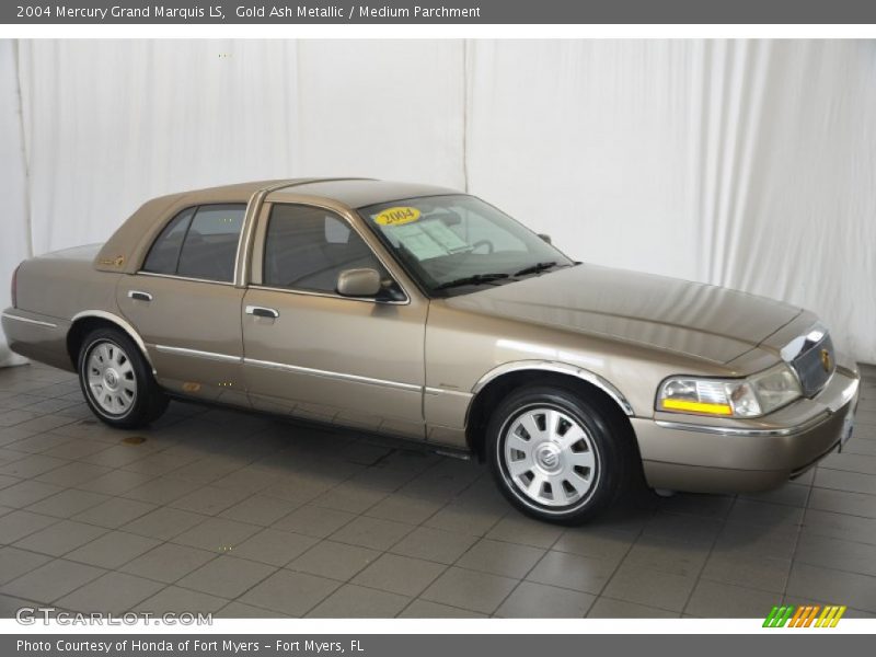 Gold Ash Metallic / Medium Parchment 2004 Mercury Grand Marquis LS