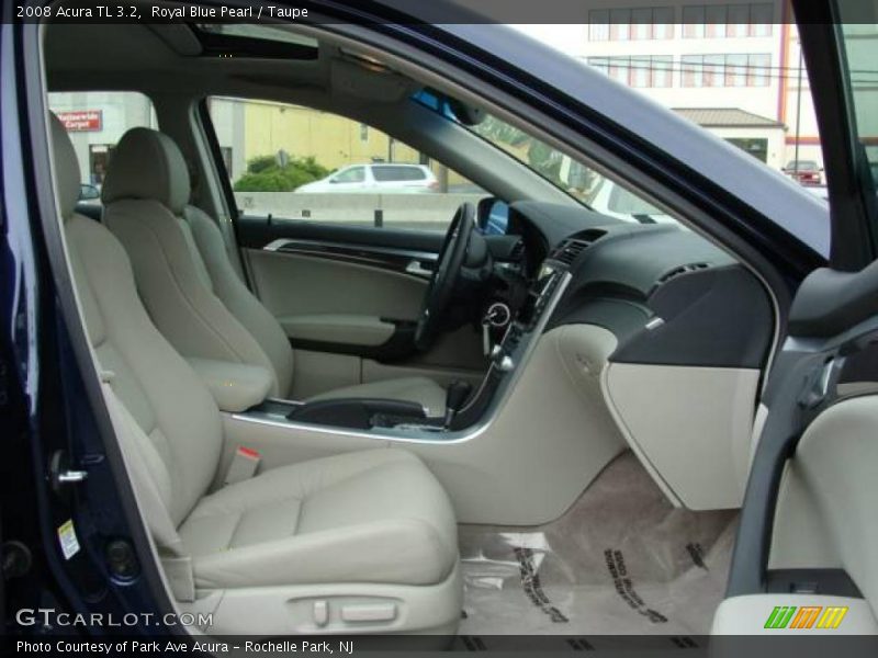 Royal Blue Pearl / Taupe 2008 Acura TL 3.2