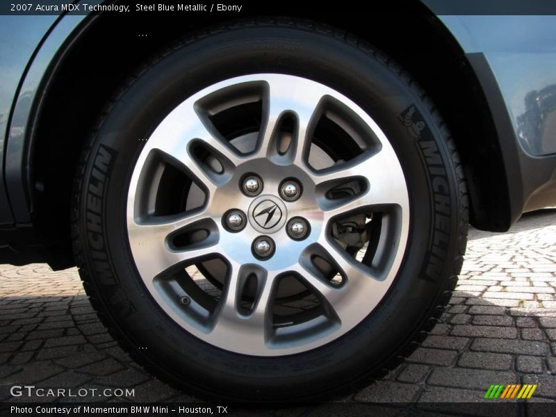 Steel Blue Metallic / Ebony 2007 Acura MDX Technology