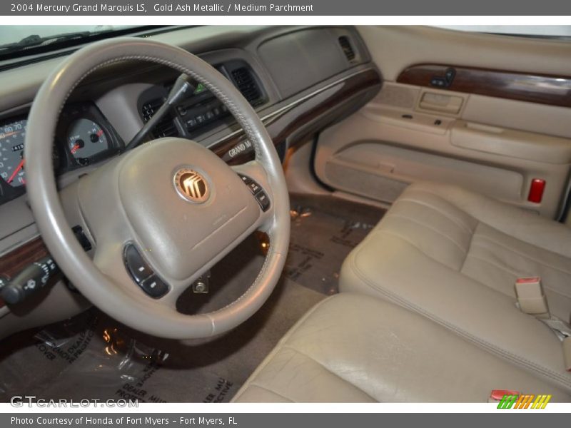 Gold Ash Metallic / Medium Parchment 2004 Mercury Grand Marquis LS