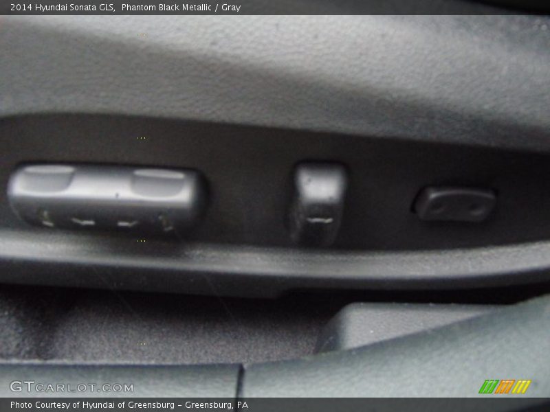 Phantom Black Metallic / Gray 2014 Hyundai Sonata GLS