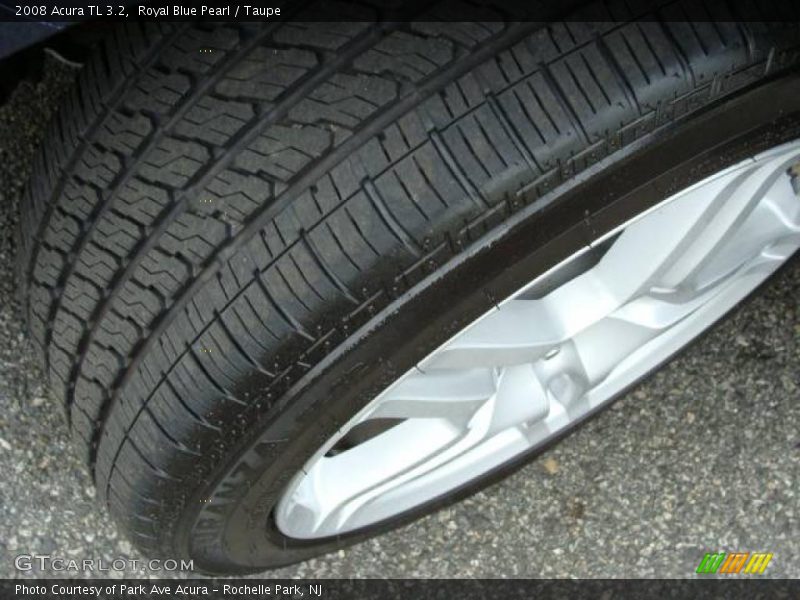 Royal Blue Pearl / Taupe 2008 Acura TL 3.2