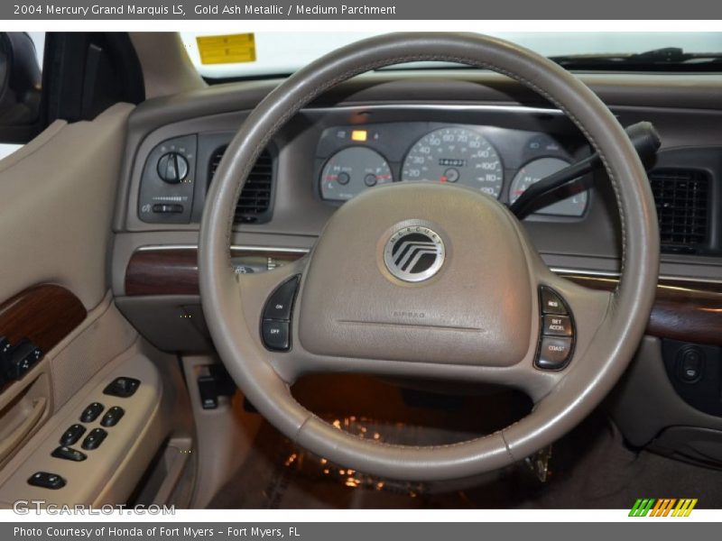 Gold Ash Metallic / Medium Parchment 2004 Mercury Grand Marquis LS