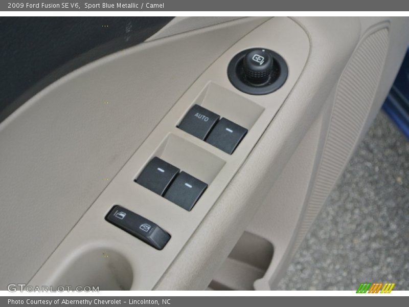 Sport Blue Metallic / Camel 2009 Ford Fusion SE V6