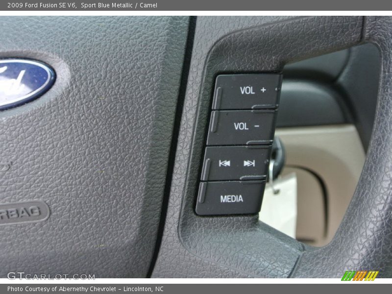 Sport Blue Metallic / Camel 2009 Ford Fusion SE V6