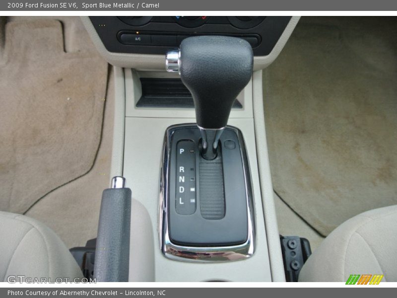 Sport Blue Metallic / Camel 2009 Ford Fusion SE V6