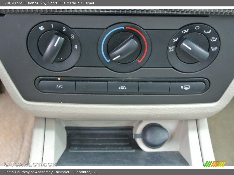 Sport Blue Metallic / Camel 2009 Ford Fusion SE V6