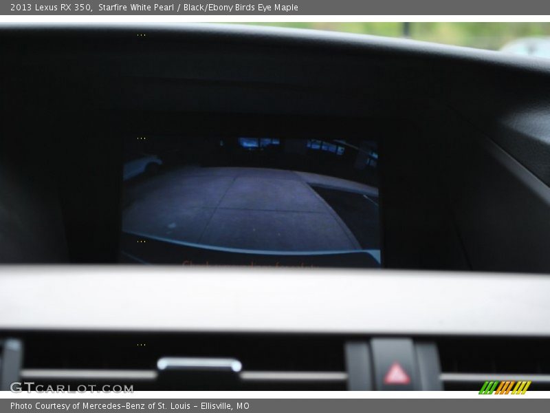 Starfire White Pearl / Black/Ebony Birds Eye Maple 2013 Lexus RX 350