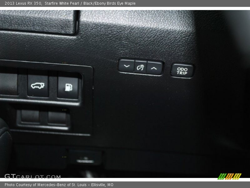 Starfire White Pearl / Black/Ebony Birds Eye Maple 2013 Lexus RX 350