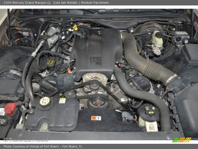 Gold Ash Metallic / Medium Parchment 2004 Mercury Grand Marquis LS