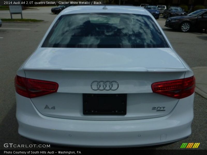 Glacier White Metallic / Black 2014 Audi A4 2.0T quattro Sedan