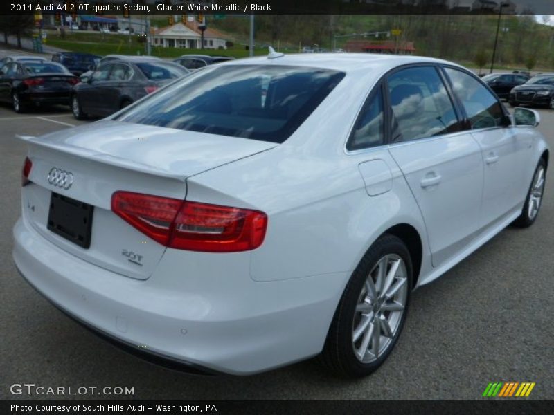 Glacier White Metallic / Black 2014 Audi A4 2.0T quattro Sedan