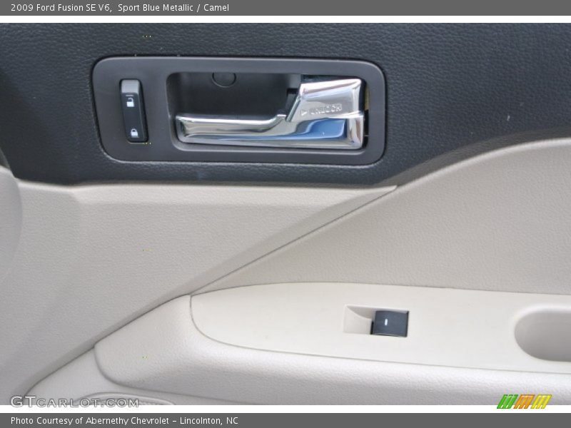 Sport Blue Metallic / Camel 2009 Ford Fusion SE V6
