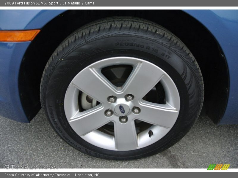 Sport Blue Metallic / Camel 2009 Ford Fusion SE V6