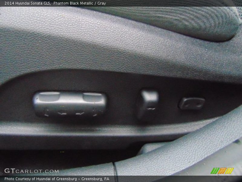 Phantom Black Metallic / Gray 2014 Hyundai Sonata GLS