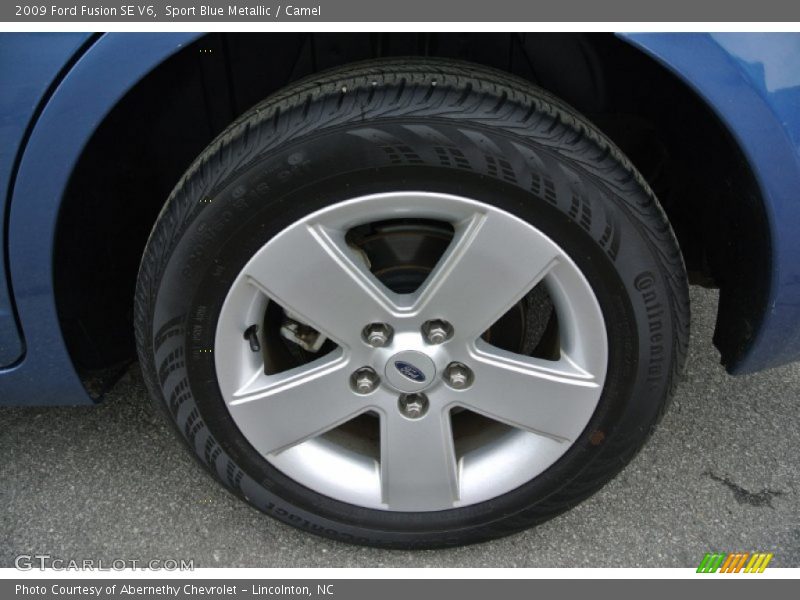 Sport Blue Metallic / Camel 2009 Ford Fusion SE V6
