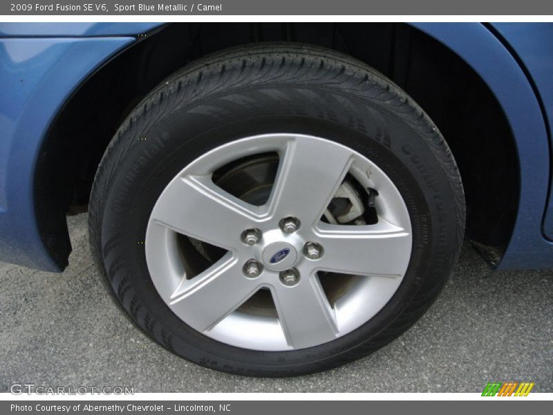 Sport Blue Metallic / Camel 2009 Ford Fusion SE V6