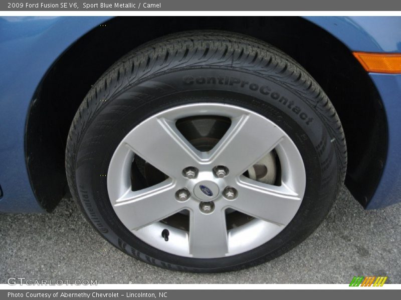 Sport Blue Metallic / Camel 2009 Ford Fusion SE V6