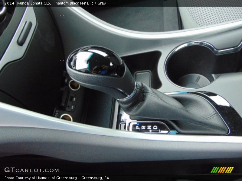 Phantom Black Metallic / Gray 2014 Hyundai Sonata GLS