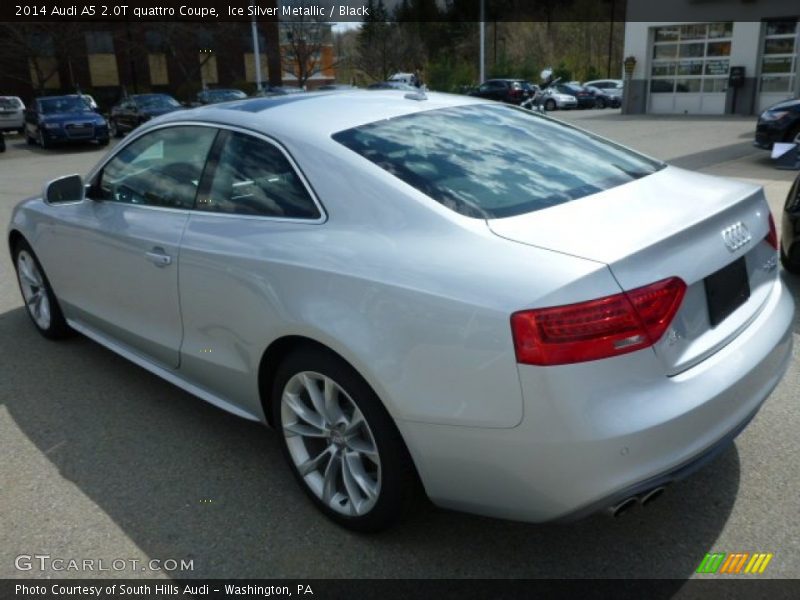 Ice Silver Metallic / Black 2014 Audi A5 2.0T quattro Coupe