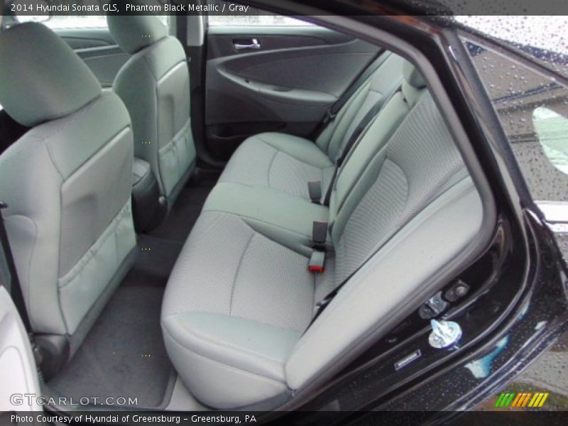 Phantom Black Metallic / Gray 2014 Hyundai Sonata GLS
