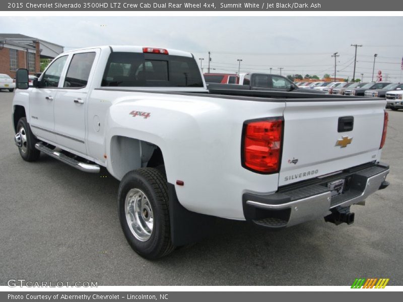 Summit White / Jet Black/Dark Ash 2015 Chevrolet Silverado 3500HD LTZ Crew Cab Dual Rear Wheel 4x4