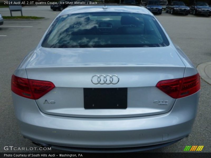 Ice Silver Metallic / Black 2014 Audi A5 2.0T quattro Coupe