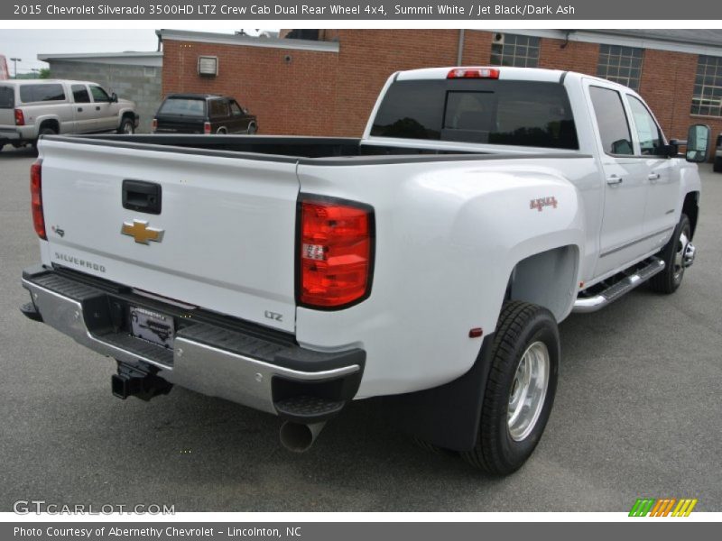 Summit White / Jet Black/Dark Ash 2015 Chevrolet Silverado 3500HD LTZ Crew Cab Dual Rear Wheel 4x4