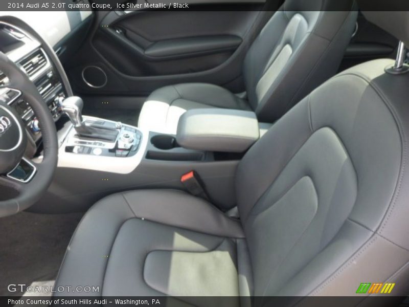 Ice Silver Metallic / Black 2014 Audi A5 2.0T quattro Coupe
