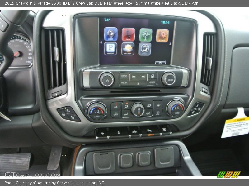 Controls of 2015 Silverado 3500HD LTZ Crew Cab Dual Rear Wheel 4x4